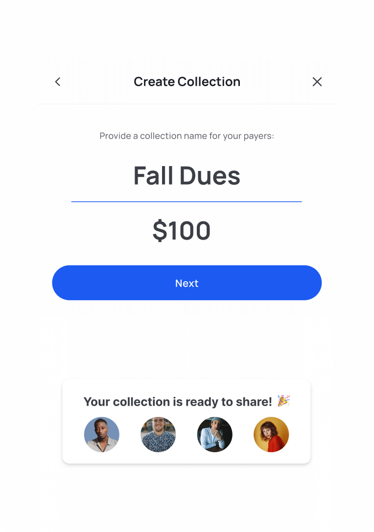Create a Collection with Crowded Banking and share with your payers